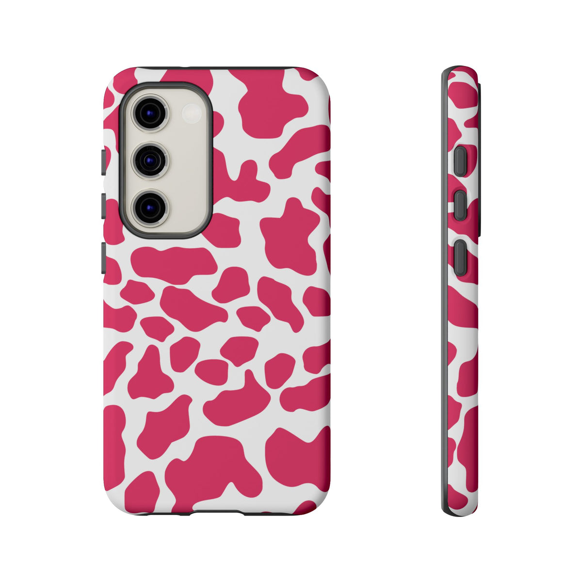 Pink Cow Print Phone Case Cover — Cute Tough Cases Protection
