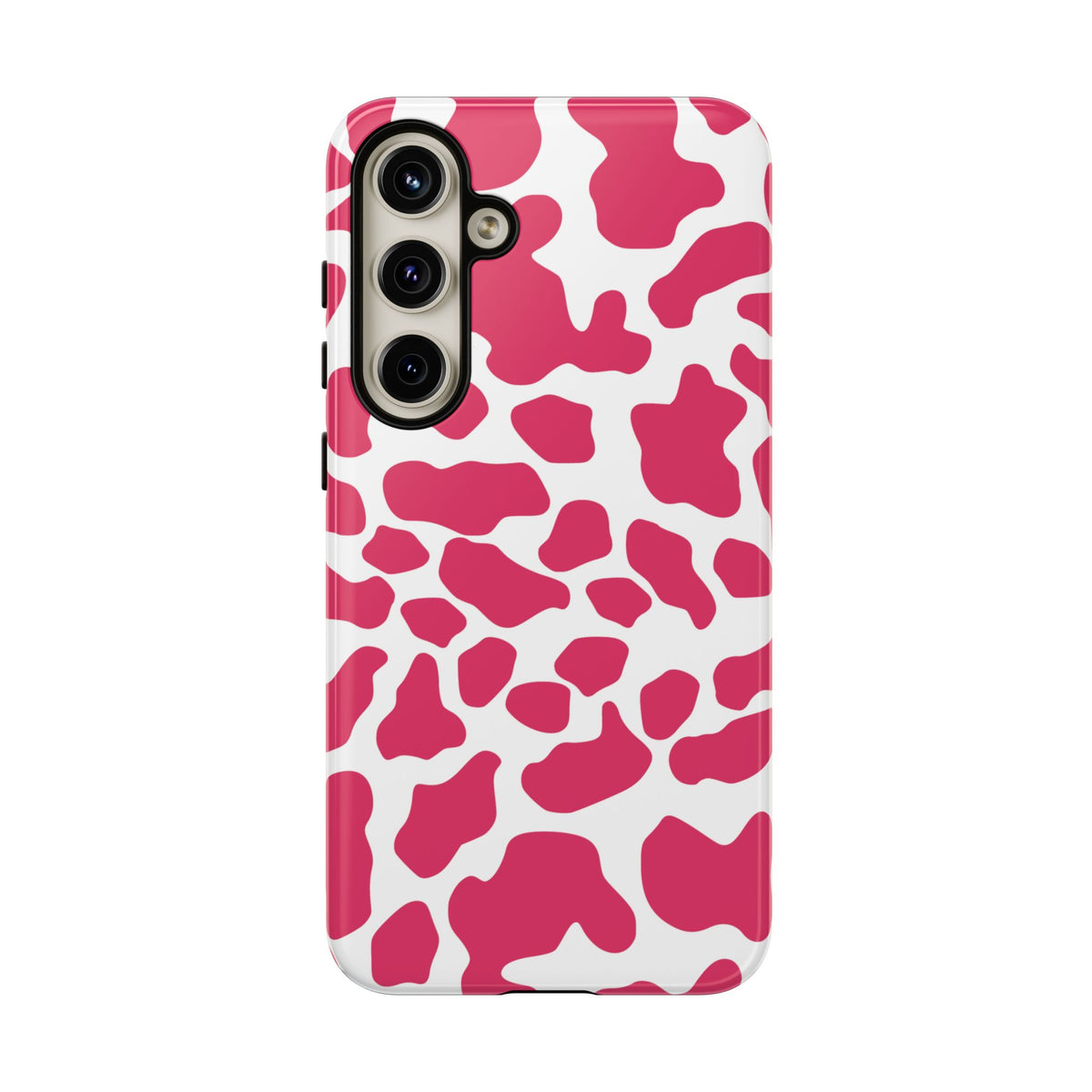 Pink Cow Print Phone Case Cover — Cute Tough Cases Protection