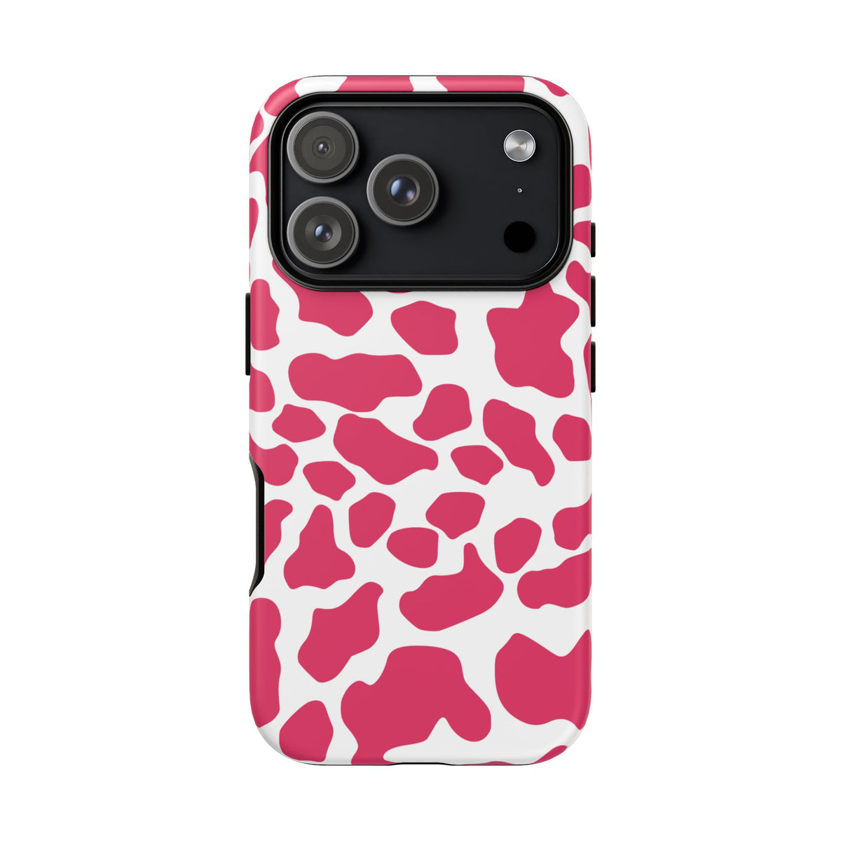 Pink Cow Print Phone Case Cover — Cute Tough Cases Protection