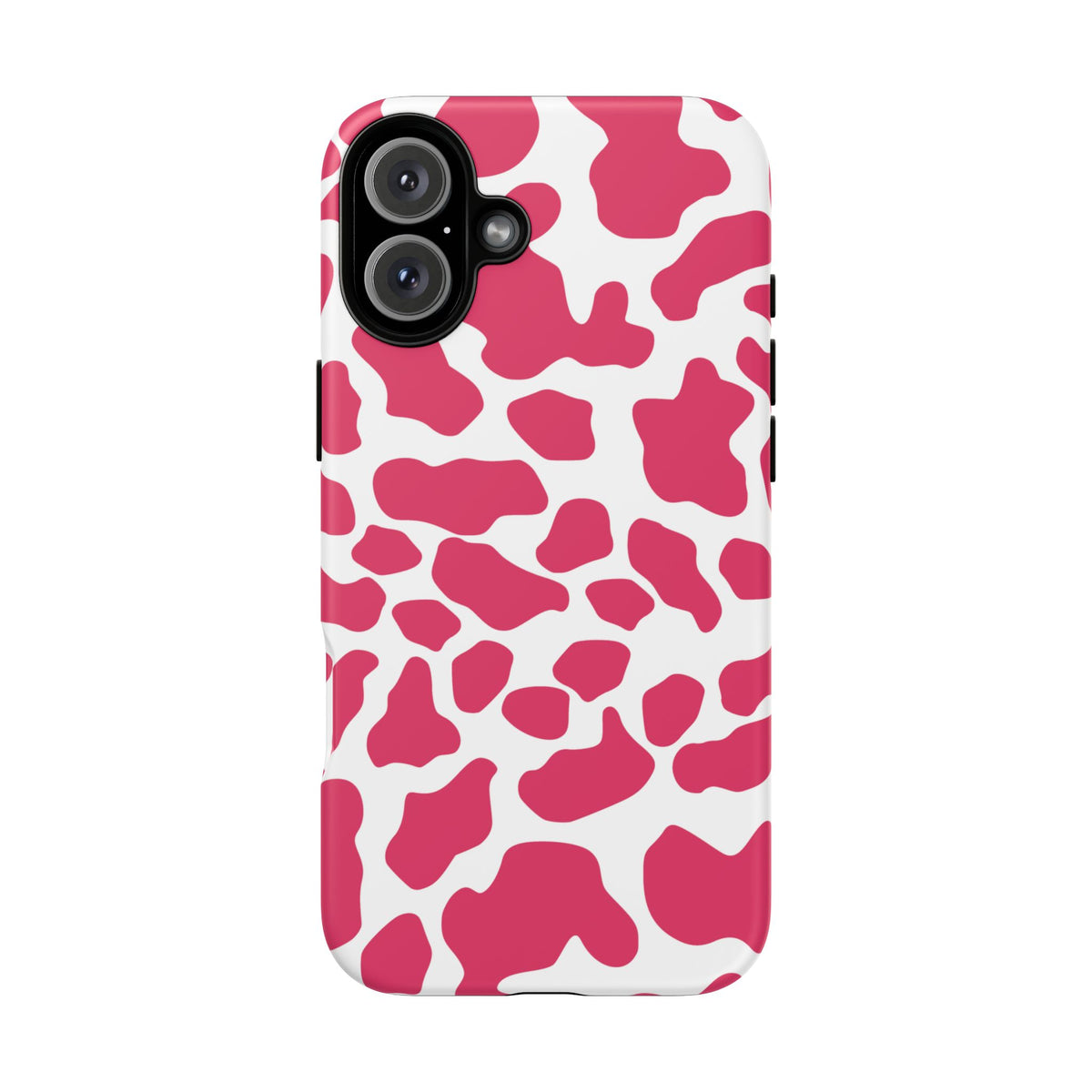 Pink Cow Print Phone Case Cover — Cute Tough Cases Protection