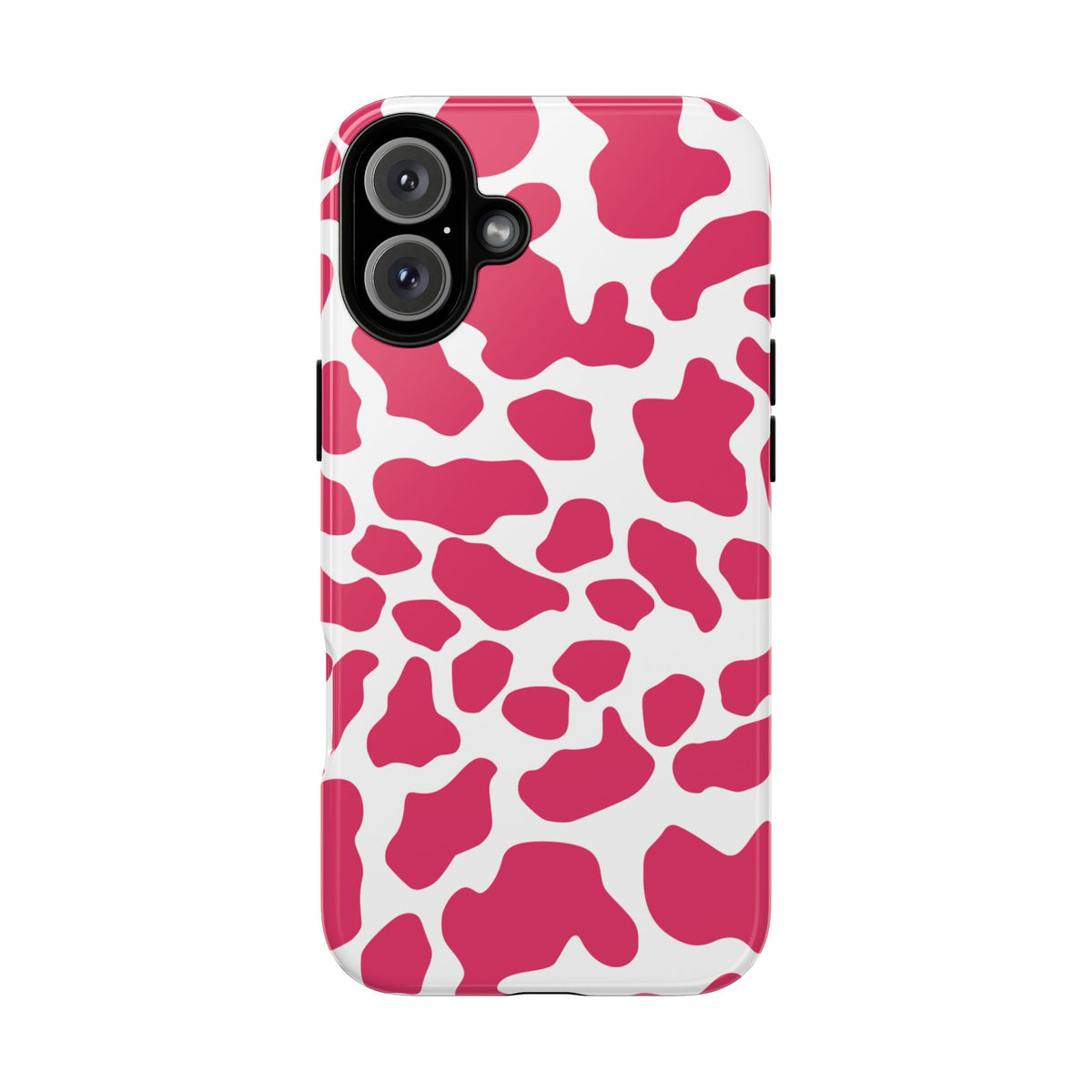 Pink Cow Print Phone Case Cover — Cute Tough Cases Protection