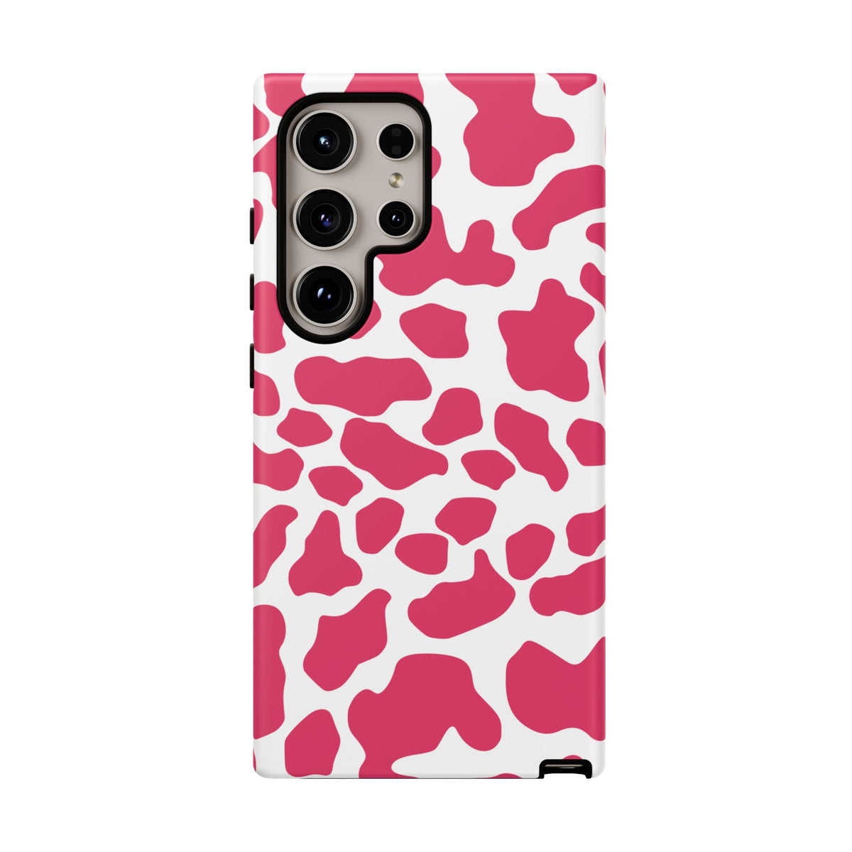 Pink Cow Print Phone Case Cover — Cute Tough Cases Protection