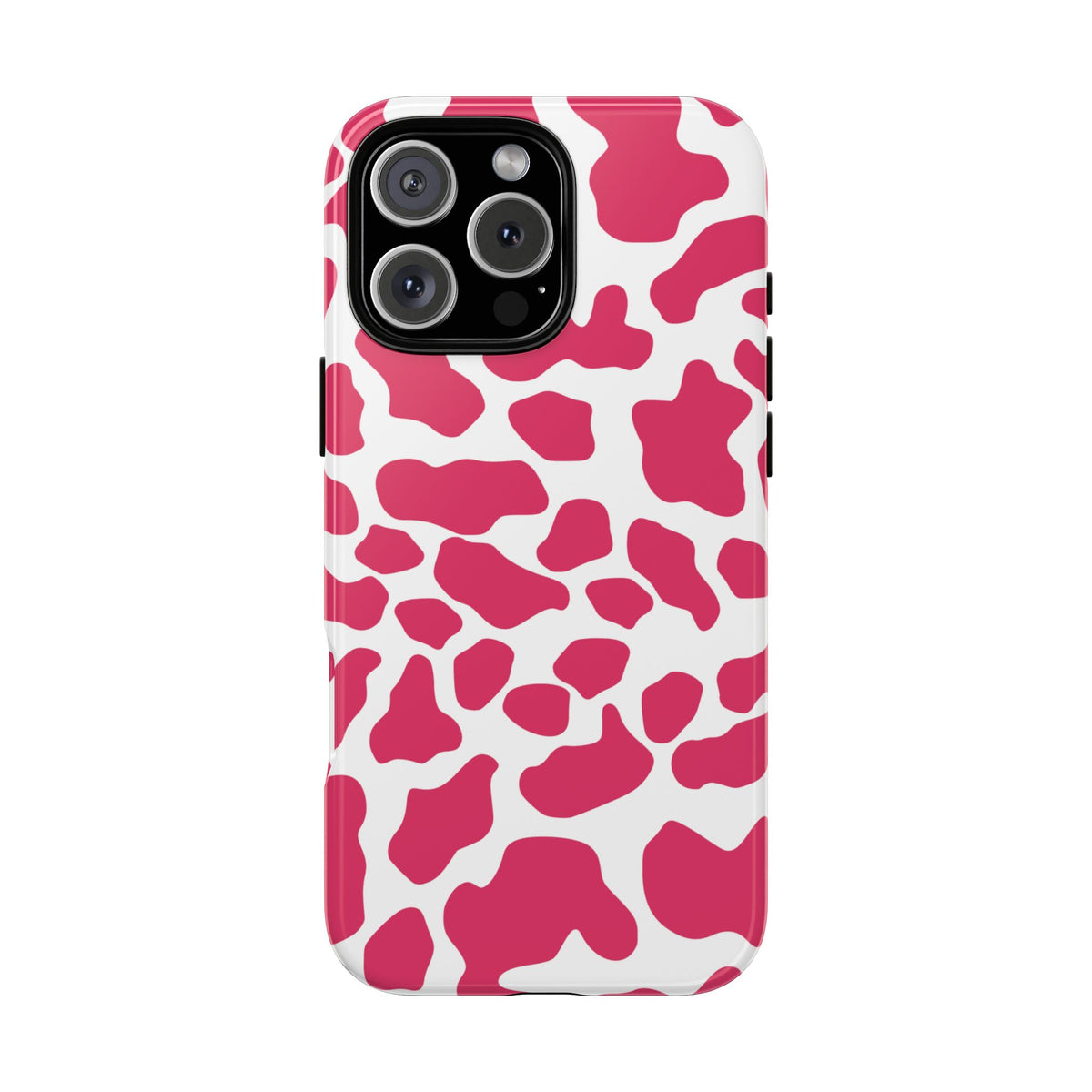 Pink Cow Print Phone Case Cover — Cute Tough Cases Protection