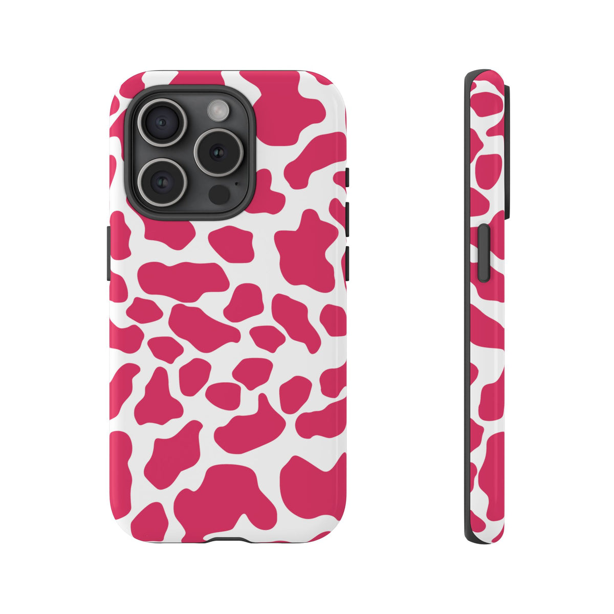 Pink Cow Print Phone Case Cover — Cute Tough Cases Protection