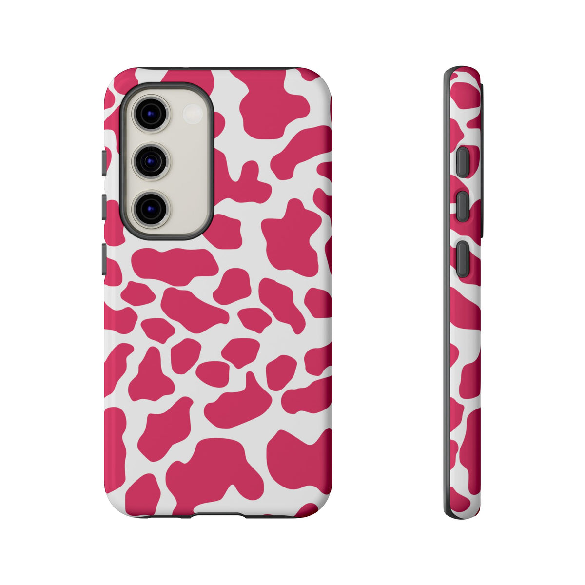 Pink Cow Print Phone Case Cover — Cute Tough Cases Protection