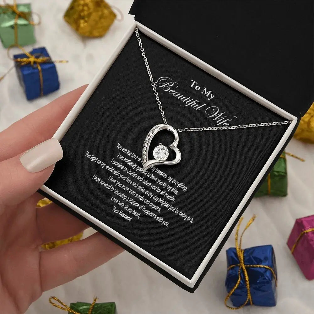 Beautiful Wife Forever Love Necklace