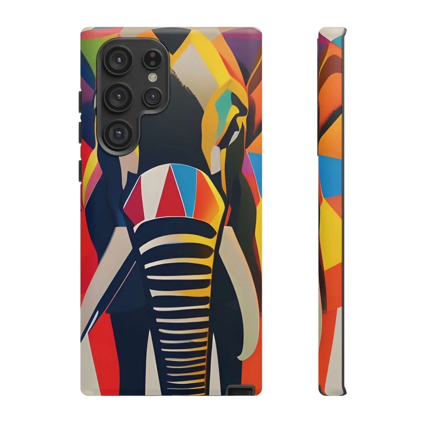 Elephant Print Tough phone Case, - Samsung Galaxy S22 Ultra / Matte - Phone Case