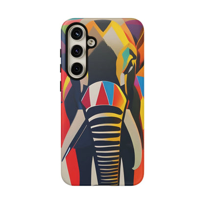 Elephant Print Tough phone Case, - Samsung Galaxy S24 Plus / Matte - Phone Case