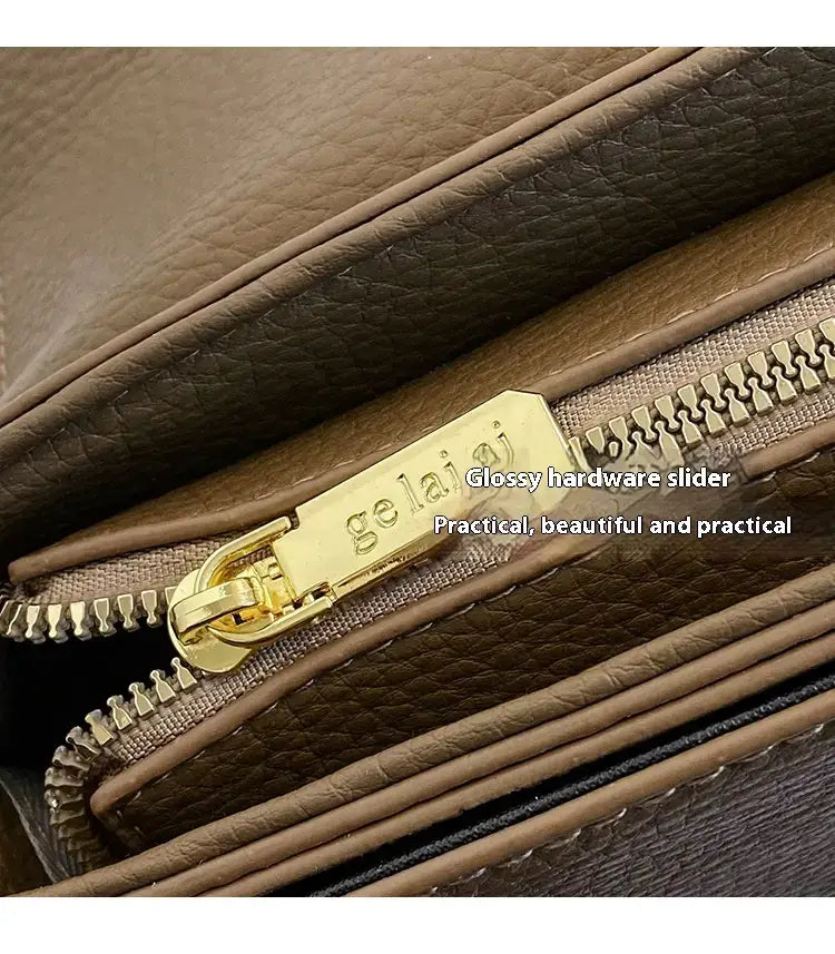 Handbag Stylish Wide Shoulder Strap Small Square Bag Fashionable.