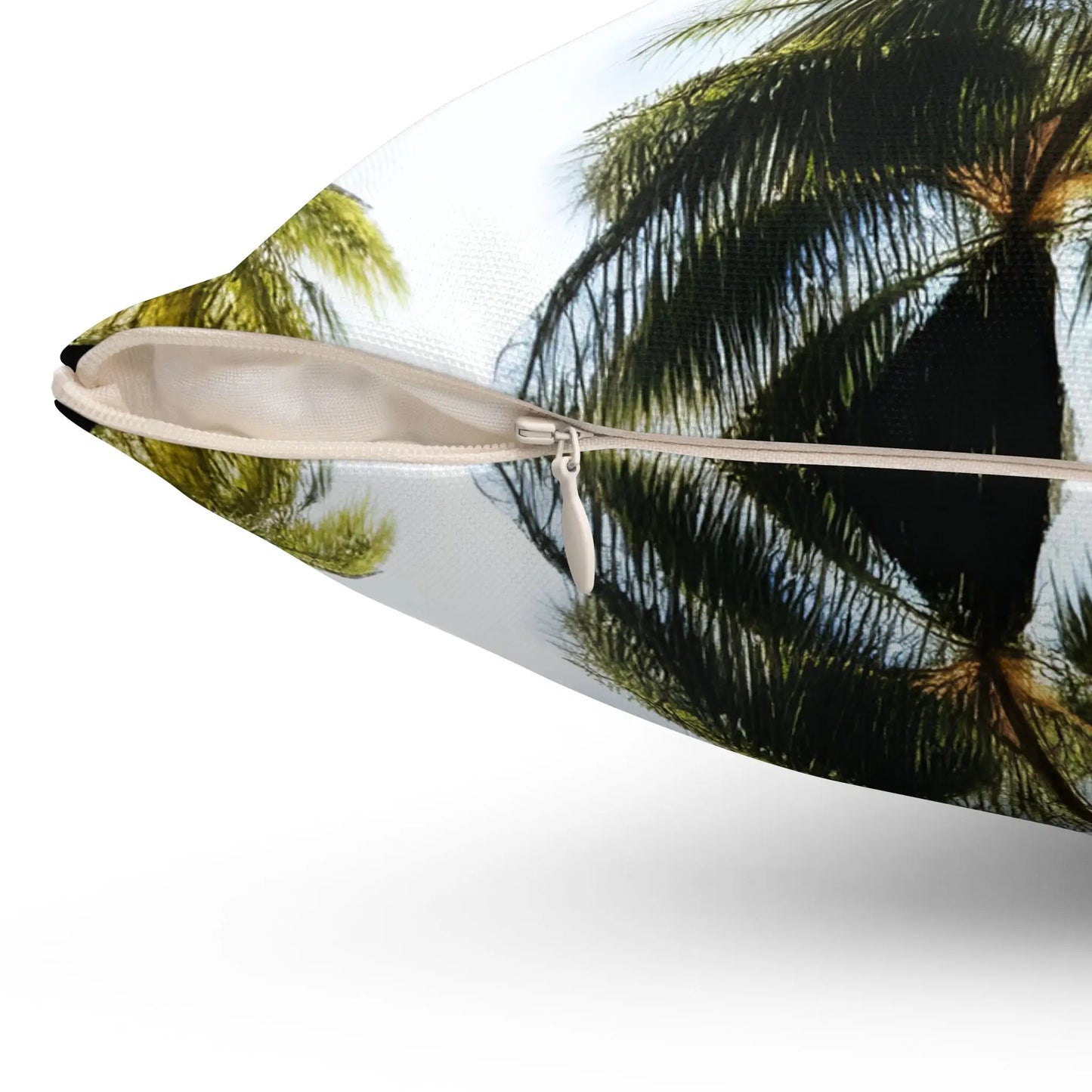 Palm Tree Square Throw Pillow
