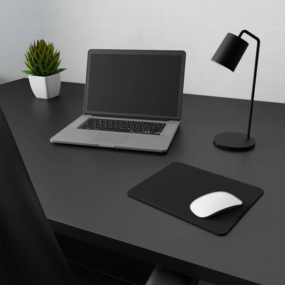 Premium Black Non‑Slip Gaming Mouse Pad — Smooth Surface Rubber Grip Base - 9.5’’ × 8’’ - Mouse Pad