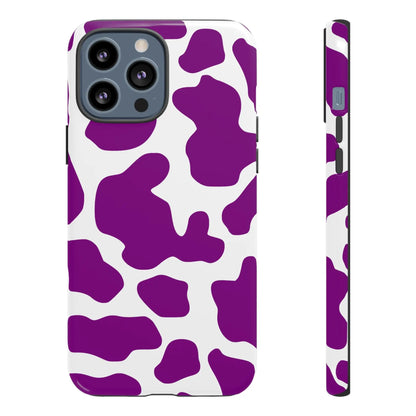 Purple Cow print Phone Case Cover - iPhone 13 Pro Max / Glossy - Phone Case