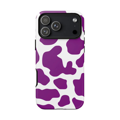 Purple Cow print Phone Case Cover - iPhone 17 Pro Max / Matte - Phone Case