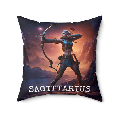 Sagittarius Horoscope Astrology Square Throw Pillow